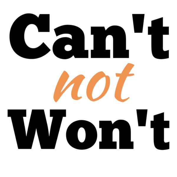 Can't Not Won't Black Thumbnail